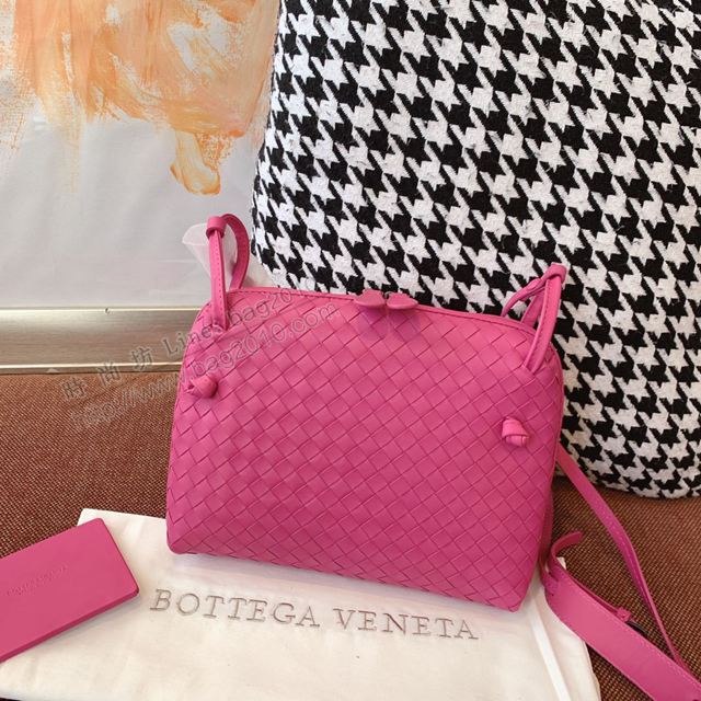 Bottega Veneta女包 寶緹嘉19新款編織胎皮郵差包 BV拉鏈繩結單肩斜挎女包 steny包  gxz1104